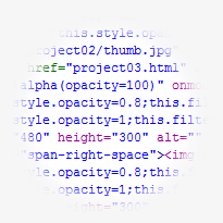 Peeking html code