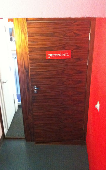 Precedent front door